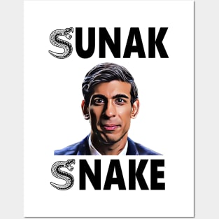 Rishi Sunak - Snake Posters and Art